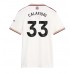Arsenal Riccardo Calafiori #33 Tredjedrakt Dame 2025-26 Korte ermer